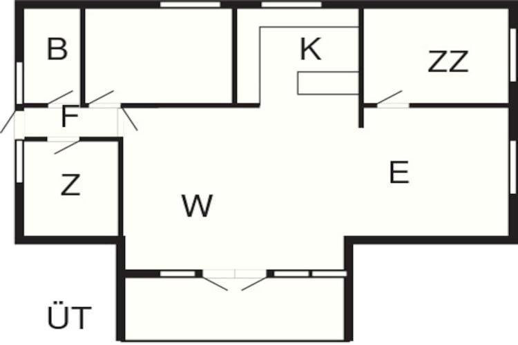 6 Person Holiday Home In Ansager Bagian luar foto